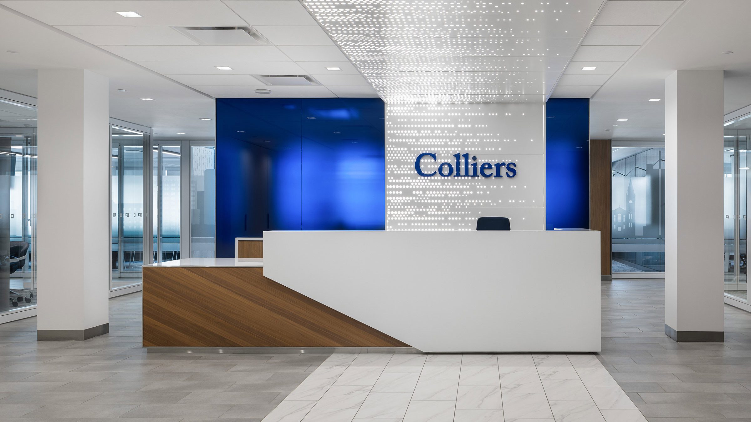 Collier Winnipeg Office Reception Desk