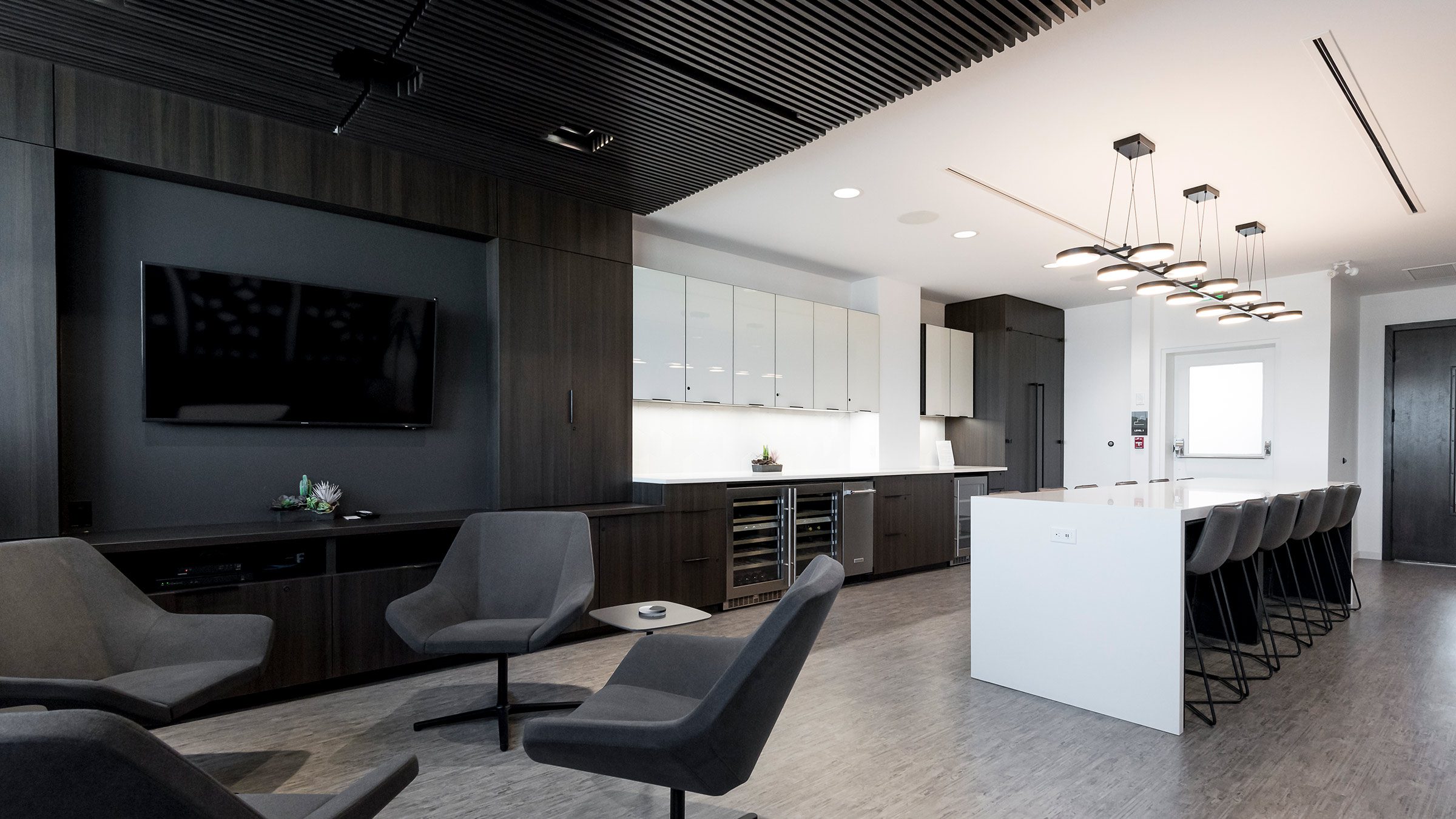 Capital Commercial Real Estate Office Kitchen Lounge