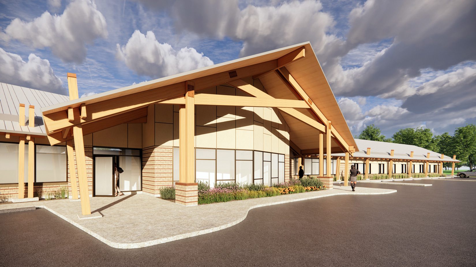 A rendering of Chemawawin Cree Nation Health Centre