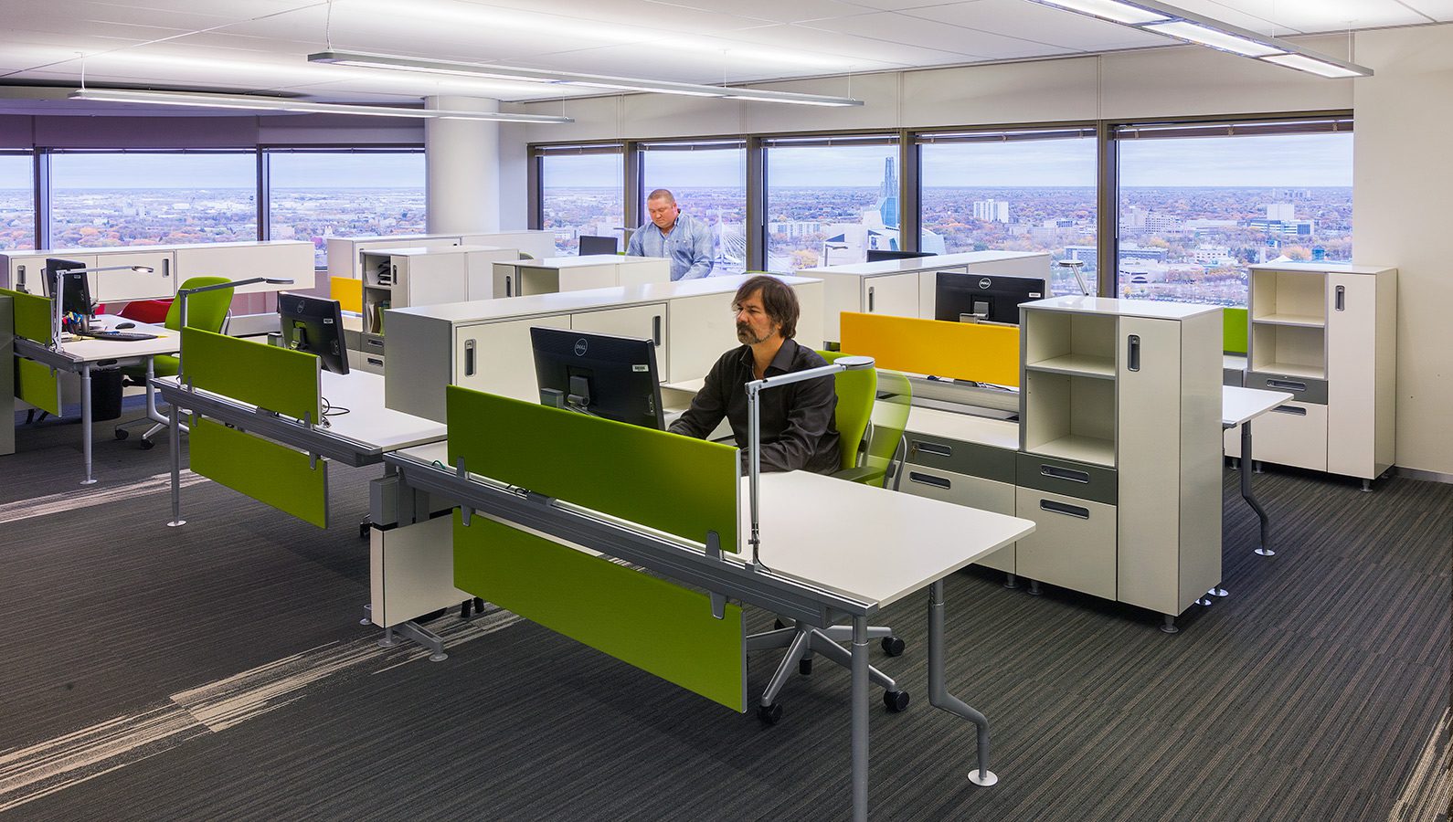 Deloitte Workspaces Office Cubicles