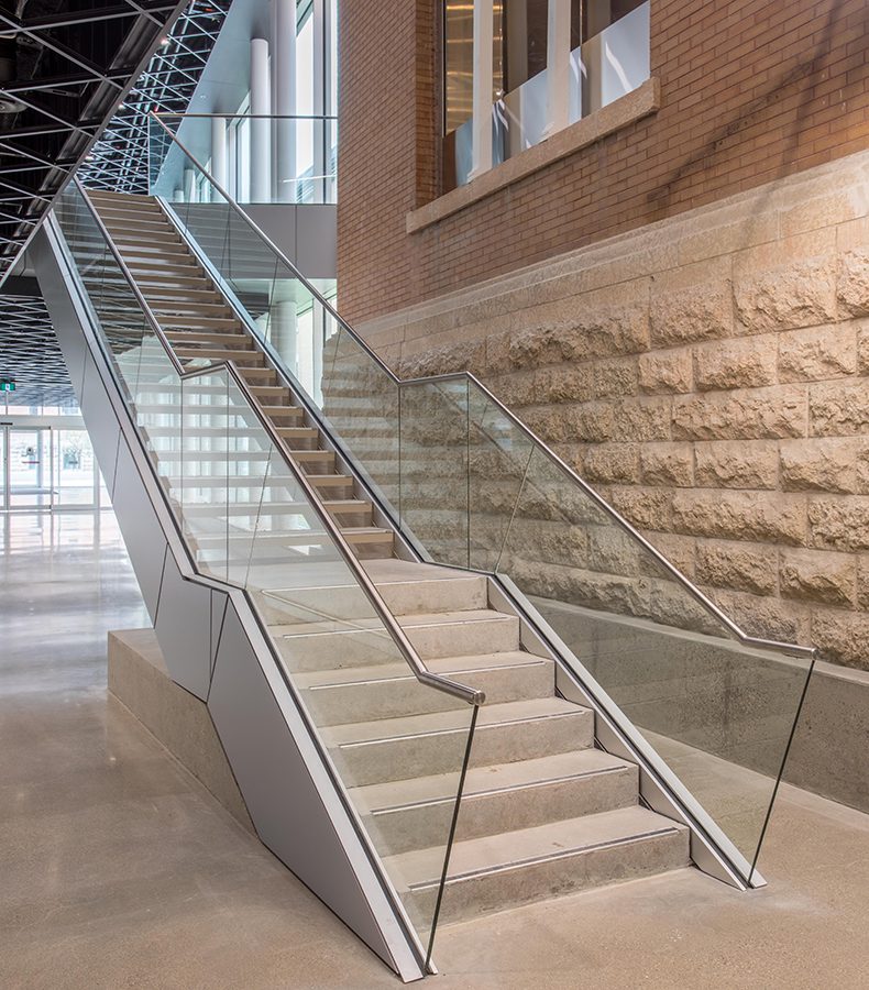 University of Manitoba Desautels Faculty of Music and School of Art Staircase