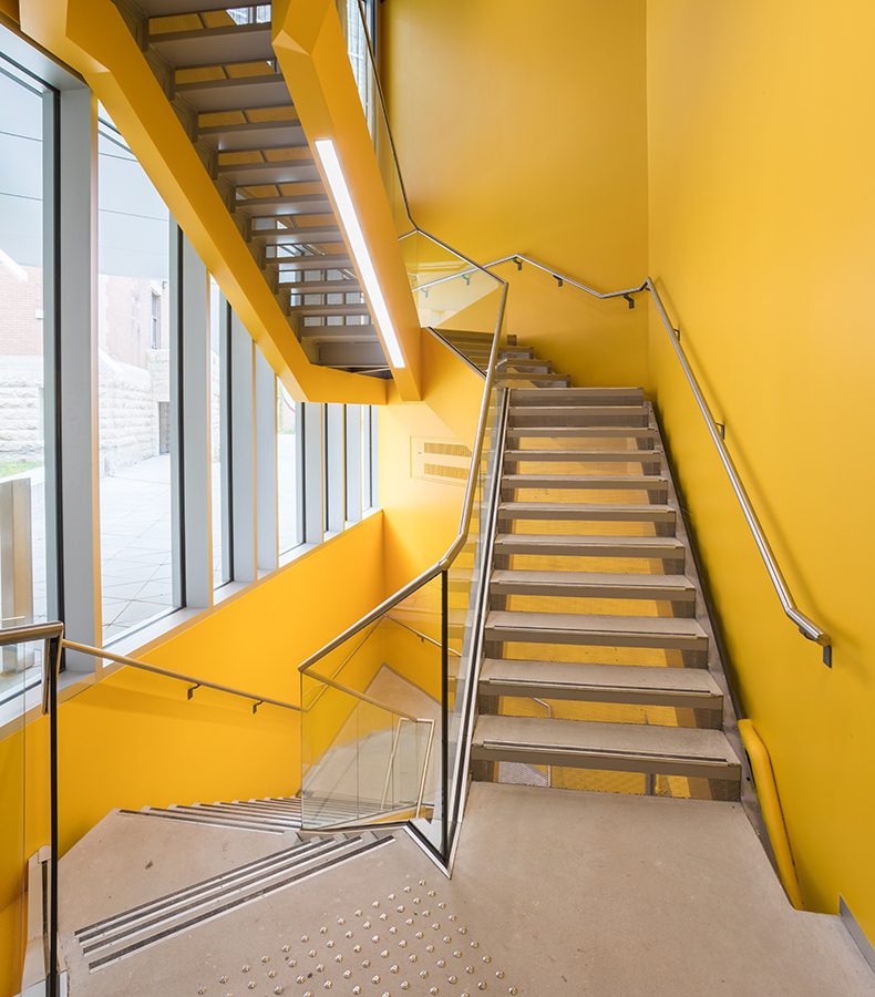 University of Manitoba Desautels Faculty of Music and School of Art Corner Staircase
