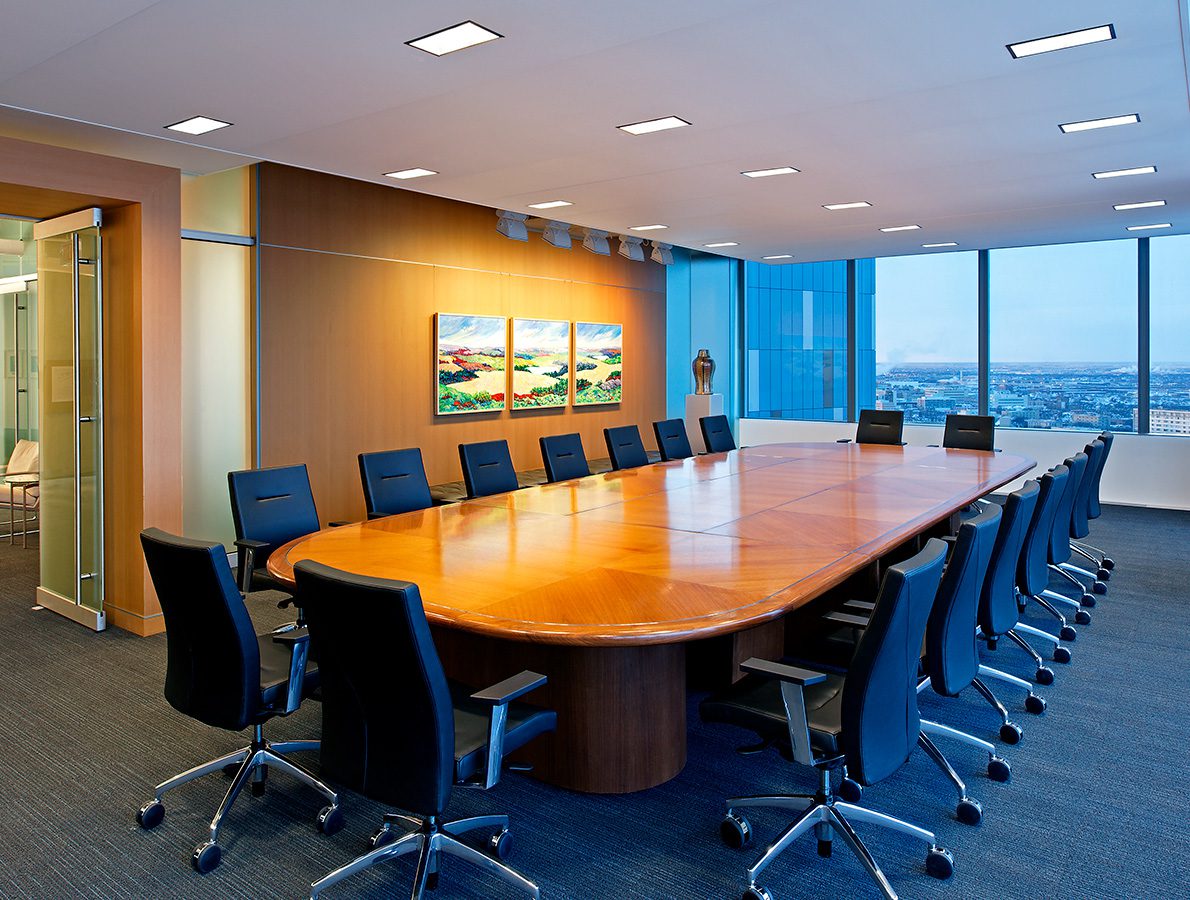 Manitoba Hydro Place Executive Boardroom