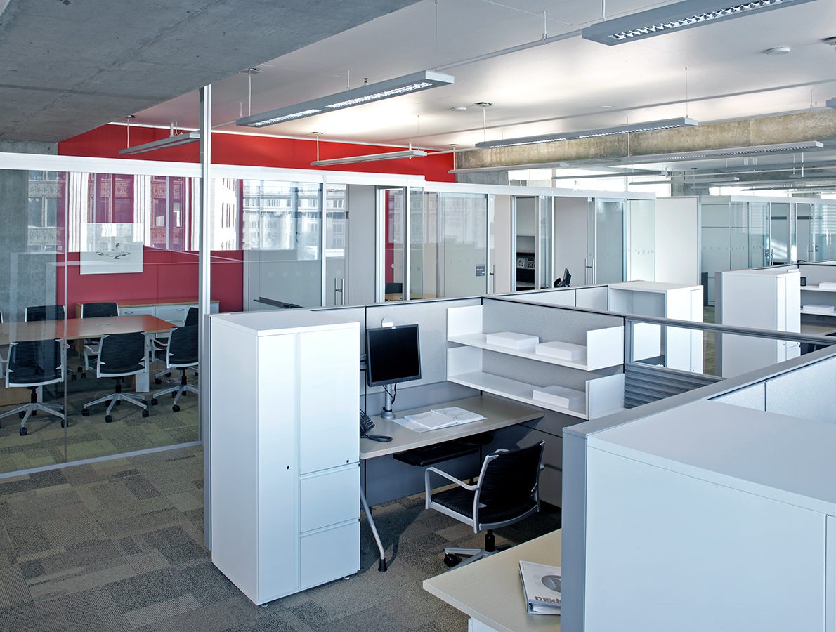 Manitoba Hydro Place Office Cubicles
