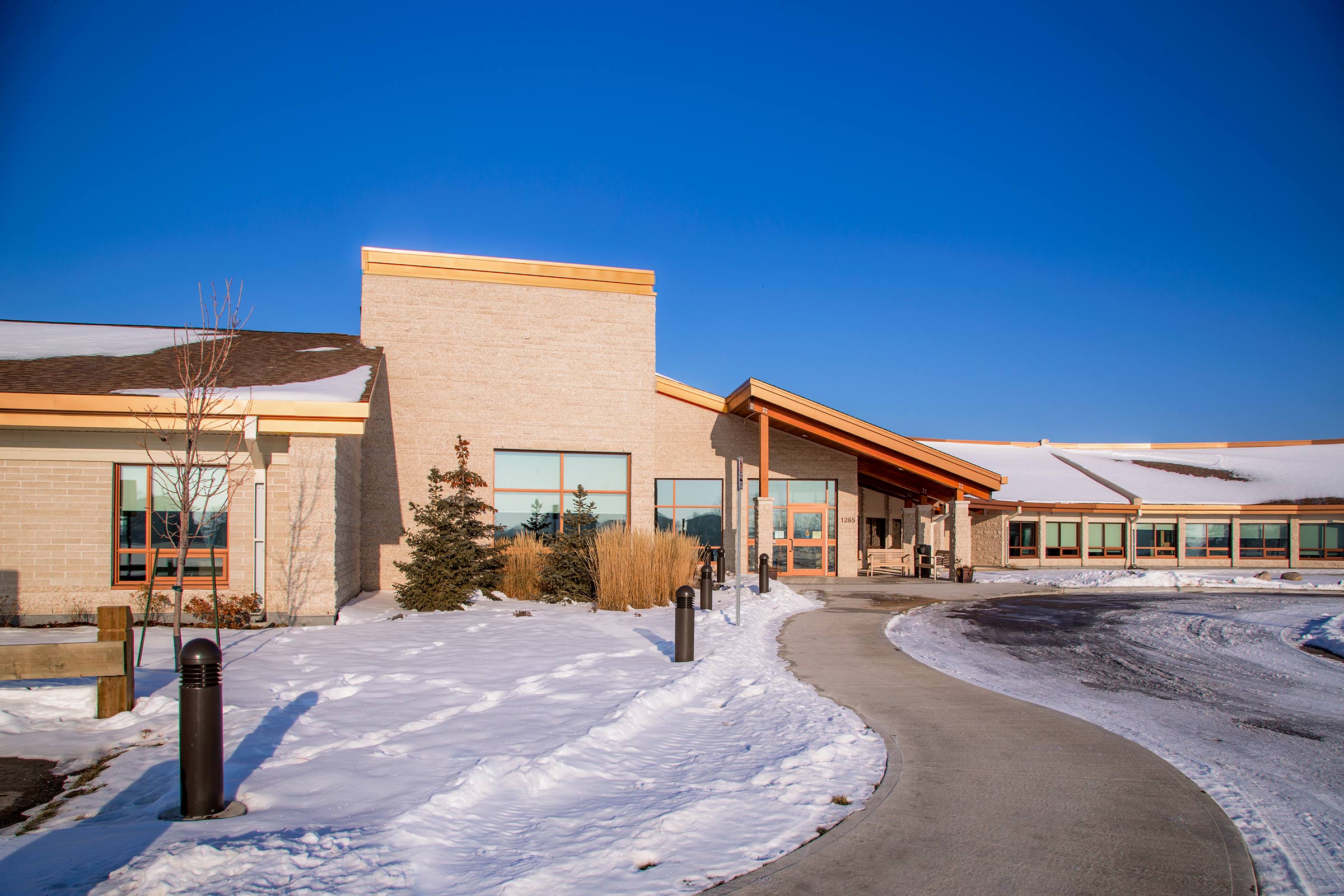 Southeast Personal Care Home exterior in the winter.