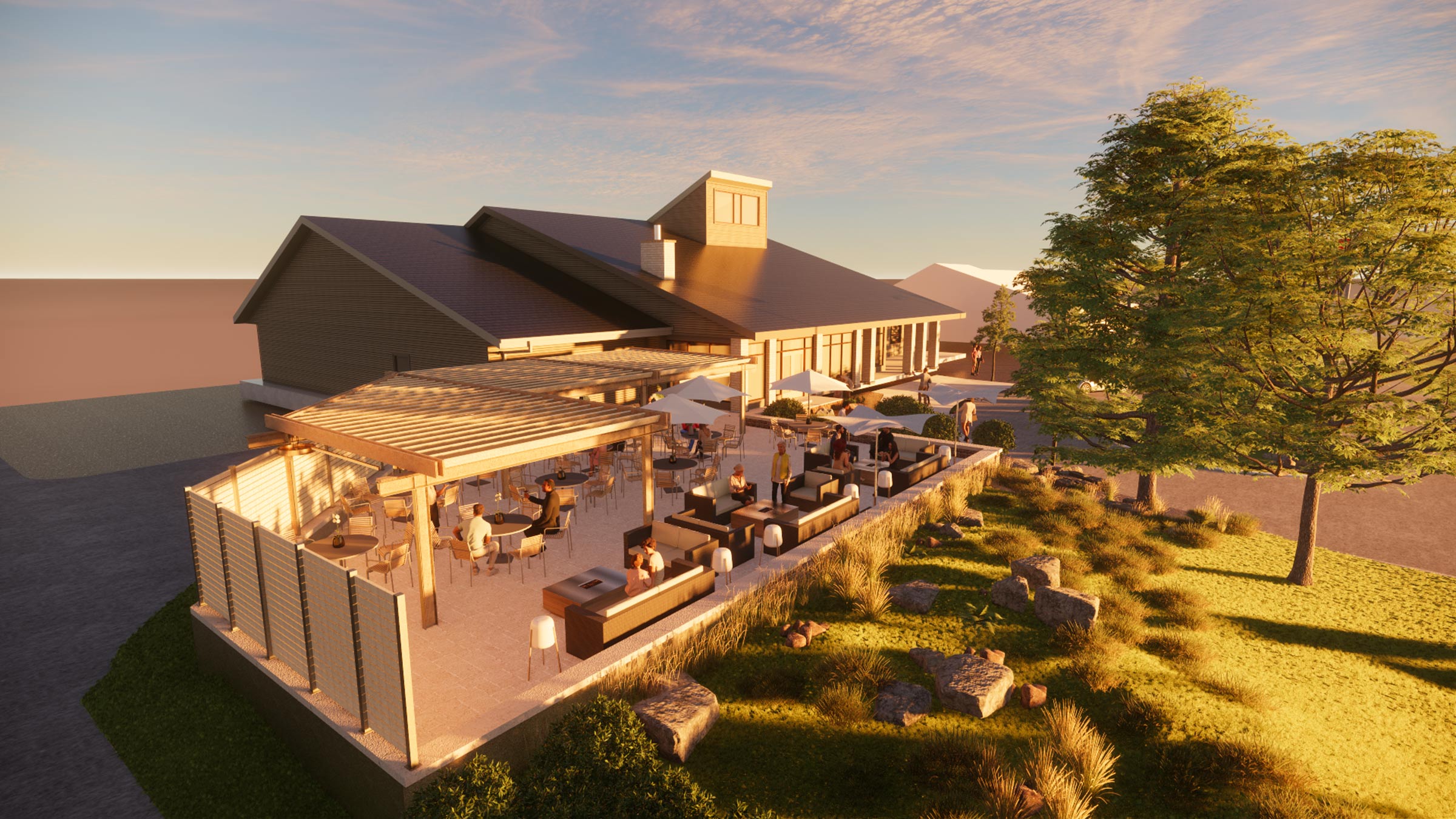 Southwood Golf Country Club Patio Expansion Rendering